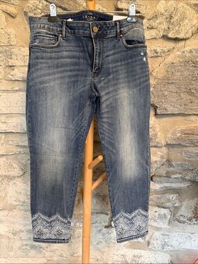 Skinny jeans with print